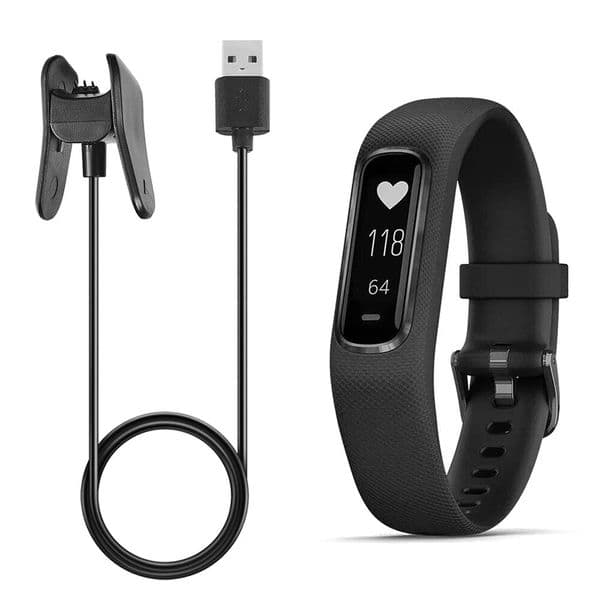 Plastic Charging Cradle Clip Smart Watch 1m USB Charger Data Cable Wire Cord For Garmin Vivosmart 4 Watch4