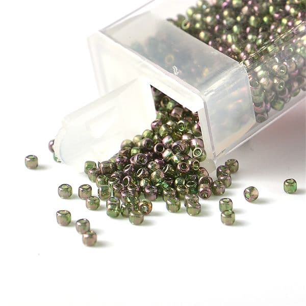 11/0 10g Japan TOHO Round Beads Transparent Gold Color Luster Glass Seed Bead for Needlework Handemade Necklace Jewelry Making