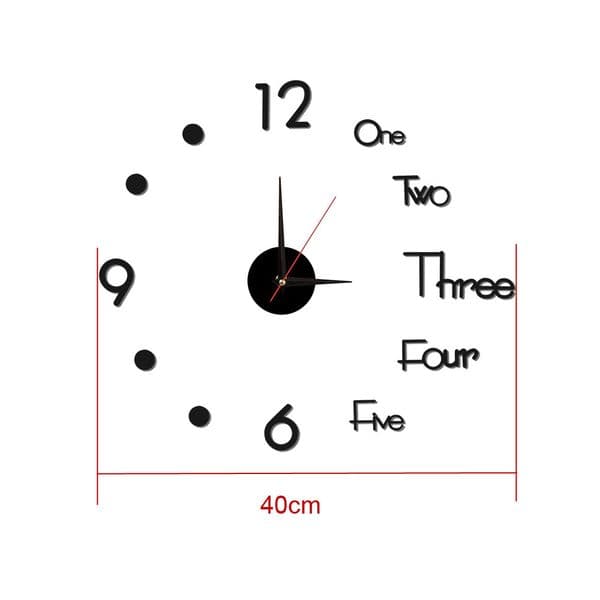 Acrylic Mirror DIY Sticker BIG Wall Clock Watch 3D Wall Stickers Large Decorative Quartz Clocks Acrylic Modern Design Art Decor