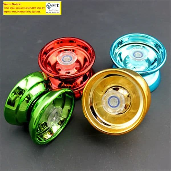 Yoyo 4 Colors Magic Yoyo Responsive High-speed Aluminum Alloy Yo-yo CNC Lathe with Spinning String for Boys Girls Children Kids 230726 LL