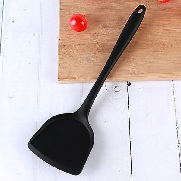 Non-Stick Spatula Silicone Heat-Resistant Handle Turner Shovel Cooking Tool
