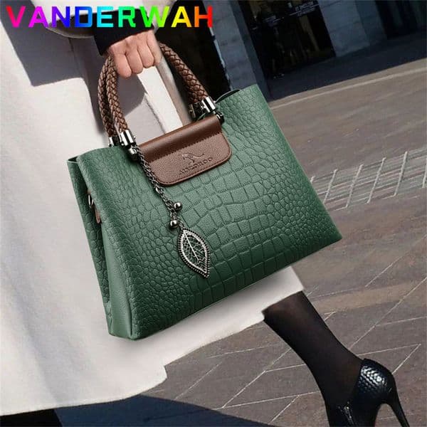 Crossbody for Women Designer Alligator hot Handbags | Leather Shoulder Bag