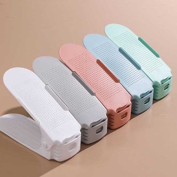 Adjustable Storage Double-Layer Thickened Shoe Rack Layered Shoe Holder Household Dormitory Shoe Storage Rack Shoe Cabinet Storage Rack