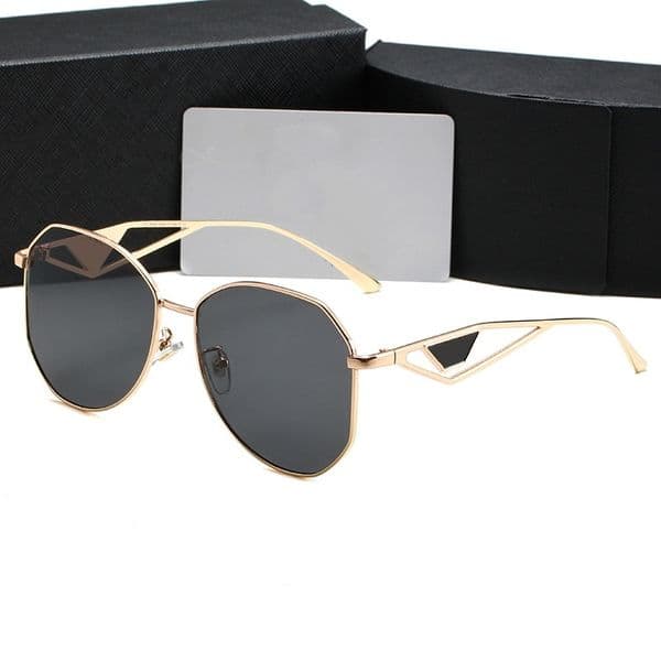 Fashion Designer Sunglasses Classic Eyeglasses Goggle Outdoor Beach Sun Glasses For Man Woman Optional signature 6 colors SY 57 black red box
