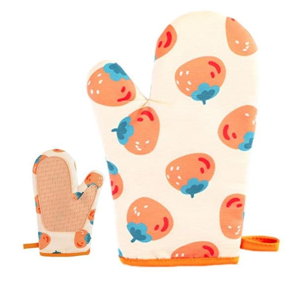 Soft Silicone Oven Mitts High Heat Resistant Protective Pot Holder Mitt Grippers 1PC Insulated Kitchen Baking Oven Mitten Gloves
