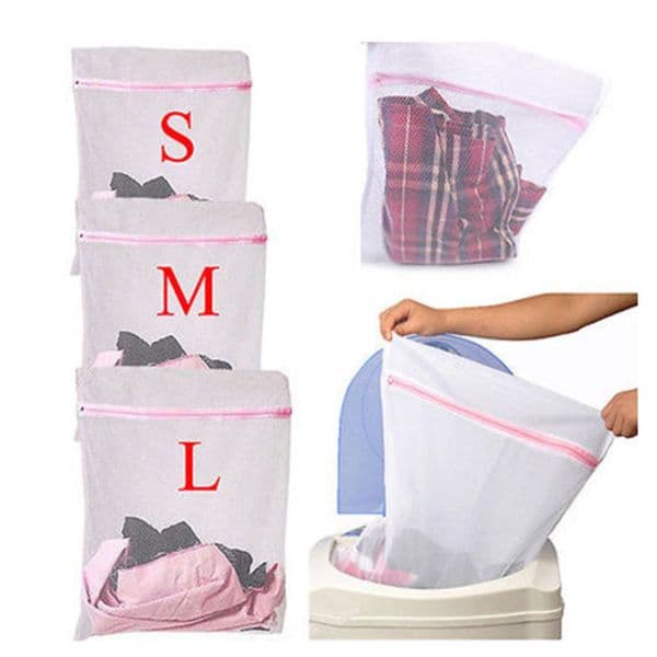 OPCC Delicates Washer or Washing Bag large/small size Laundry bag, White Wash Laundry Portable Mesh Bag