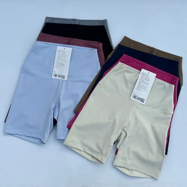 gn Outfits Suit Womens Sports High Waist Shorts 4-point Pants Runn Gym Underwear Workout Leggings Bikers shorts L260609