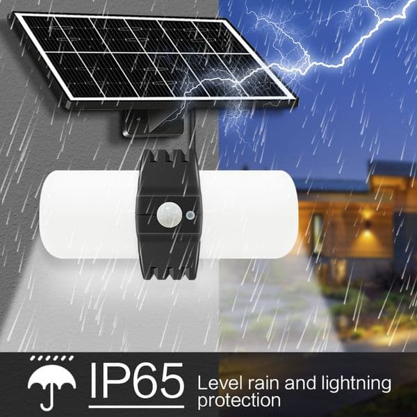 Solar Garden Light Solar Panel Separate Motion Sensor Waterproof White Warm White Outdoor Decoration 5m