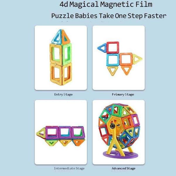 Build Block Set Build Block Set Magnetic Building Blocks Toys: Brick Big Size Magnet Tiles Brick For Kids DIY Montessori Educational Toys brick Toy Toy