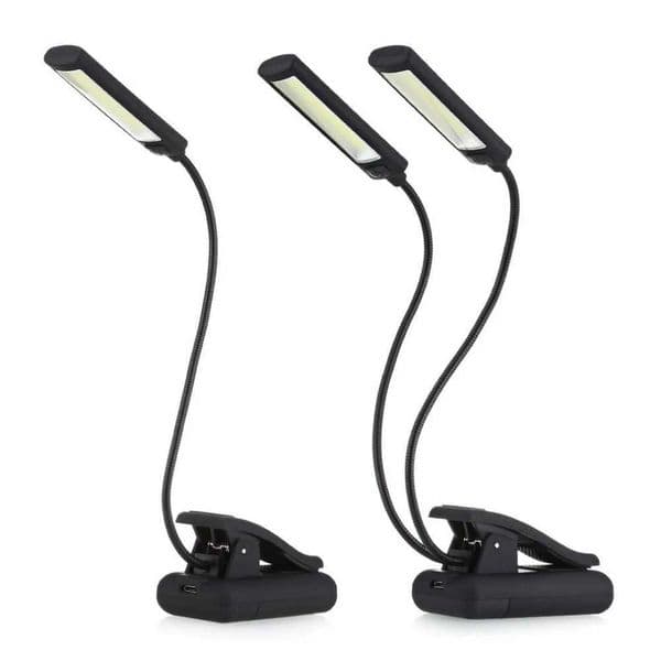 6W LED USB Dimmable Clip On Reading Light for Laptop Notebook Piano Bed Headboard Desk Portable Night Light Z241130