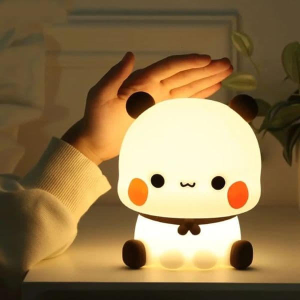Desktop decoration USB charging Bubu Dudu LED night light cartoon soft bed night light silicone LED night light gift 241203