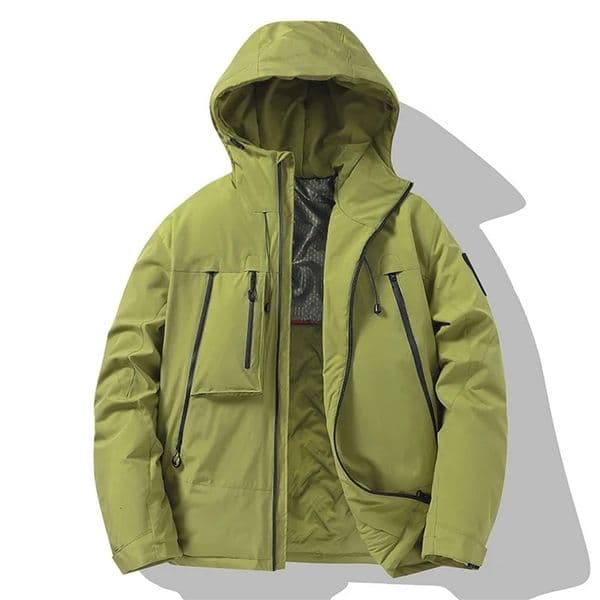 Trendy J91 Upgraded Version Mens Cotton Coat Hooded Waterproof Windproof Thickened For Couples Casual Scene Parkas y241121Z