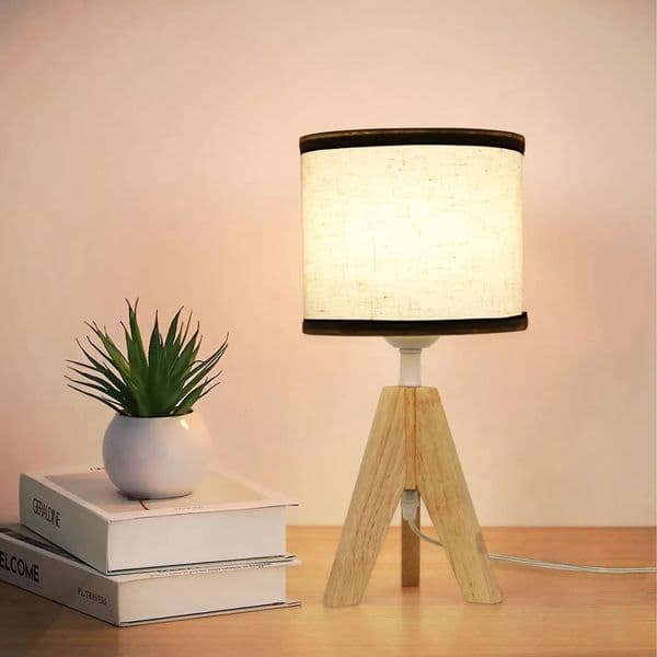 Creative personalized Scandinavian wood E26 desk lamp desk lamp modern lamp 241203