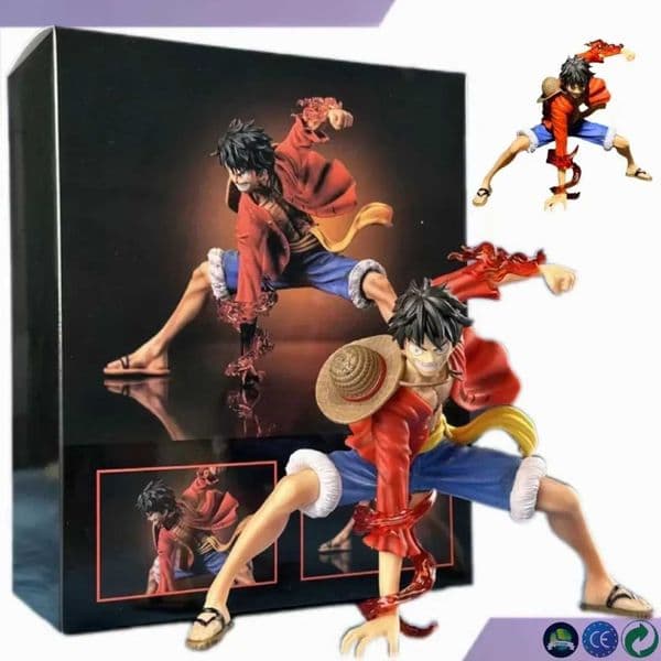 2026 New Action Toy Figures Gk One Piece Luffy Figure Animated PVC Series Doll 18Cm Battle Style Monkey D Model Figurine Childrens Gift Toys