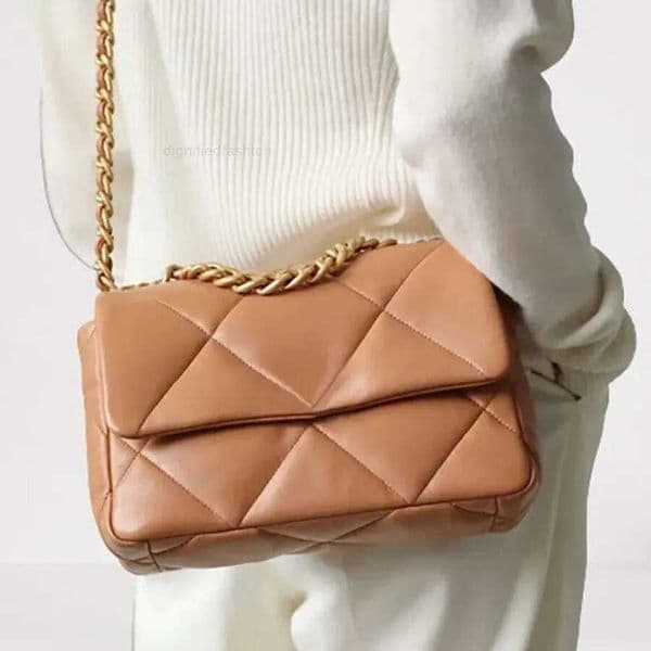 Evening Bags 10A Mirror quality Lambskin Shoulder Bags Fashion luxury women bag Designer Handbag Crossbody Chain Flap Bag 26CM