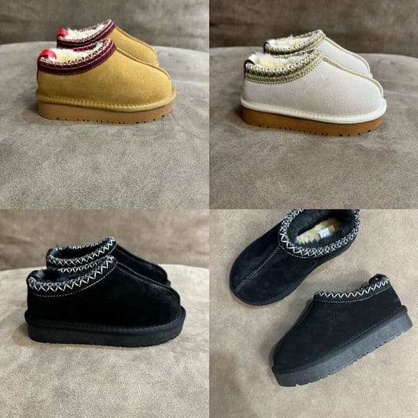 Kids Tasman Slipper Snow boots children Baby Sand boots Sheepskin Classic Ultra Boy Girls Mini Boot Winter Warm boots Australian Rain Gears