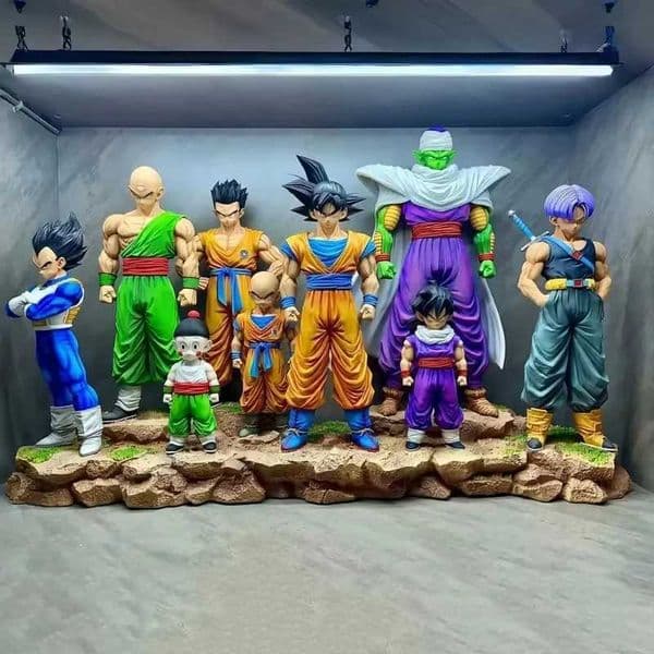 2026 New Action Toy Figures 9Pcs/Set Z Infinite Warrior Set Gk Goku Gohan Vegeta Piccolo Torankusu Trendy Model Decoration Gift Designer