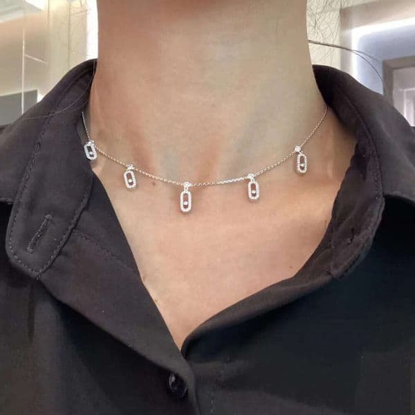 Original Geometric Design Womens Fashion Gold Plated Stackable Necklace Pendant Personalized Jewelry Gift