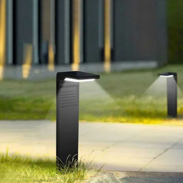 High Brightness Outdoor IP64 Waterproof LED Solar Garden Lights Adjustable Light Control Induction ABS+PC Lawn Lamps 2000mAh Z241204