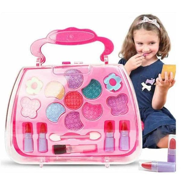 Children Girls Play House Toy Cosmetic Princess Makeup Box Girl Beau Fashion Toys Safe and Harmless Kit Eye Shadow Palette ToyXJ241204