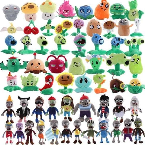 Plants vs Zombies 2 Video Game Character Plush Toys PVZ Plants Peashooter SunFlower Anime Stuffed Plush Dolls Gifts for ChildrenXJ241204