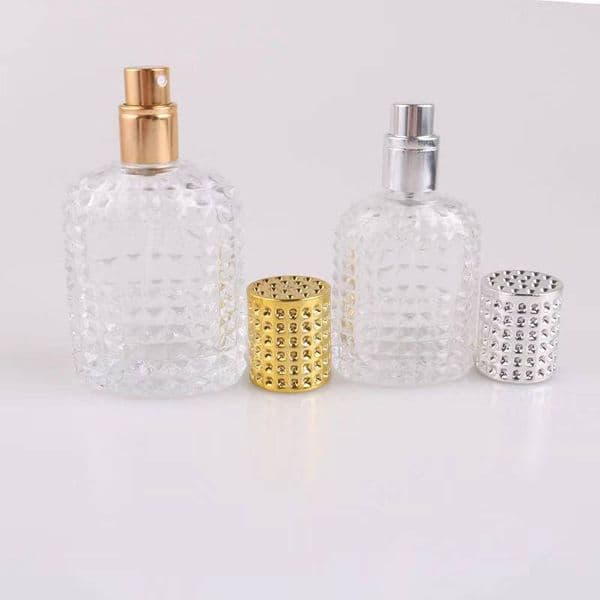 30ml 50ml Pineapple Portable Glass Perfume Bottle With Spray Empty Parfum Case With Atomizer For New Style CosmeticXY0922