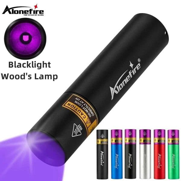 AloneFire SV15 365nm Ultraviolet Light Usb Rechargeable flashlight Ore Pet Urine Stains Scorpion Money Leakage Detector light Z241204