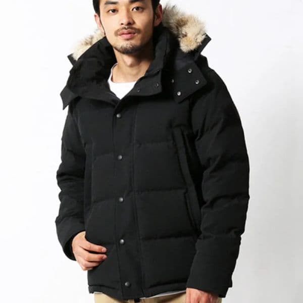 Winter Fourrure Down Parka Homme Warm Outerwear Wolf Fur Hooded Fourrure Manteau Jacket Coat Hiver Doudoune Mens