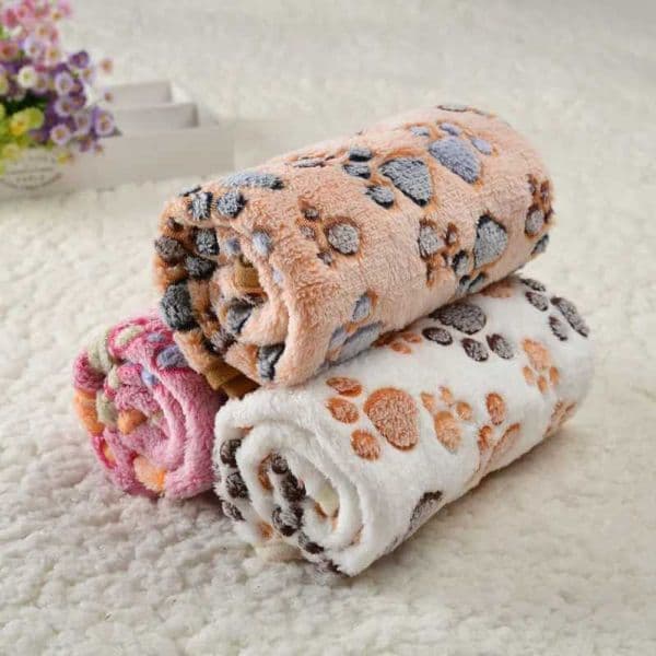 Pet Cat Dog Multi-Size Footprint Pattern Dog Mat Multi-Colored Pet Non-Slip Blanket Warm Universal Soft Training Mat Bed IndoorXJ241111