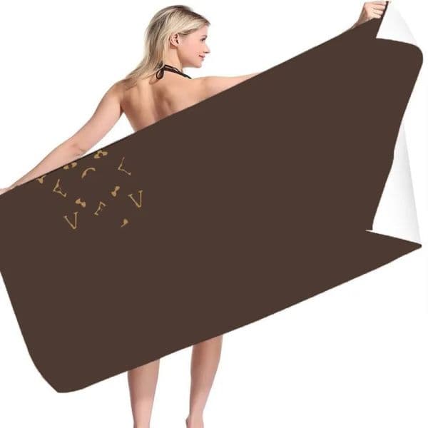 Big Brand Bath towels fashion beach towel Swimming And Running Water Absorption And Sand Prevention Couples Sweat Wiping Towel Wrapping thumbnail 2