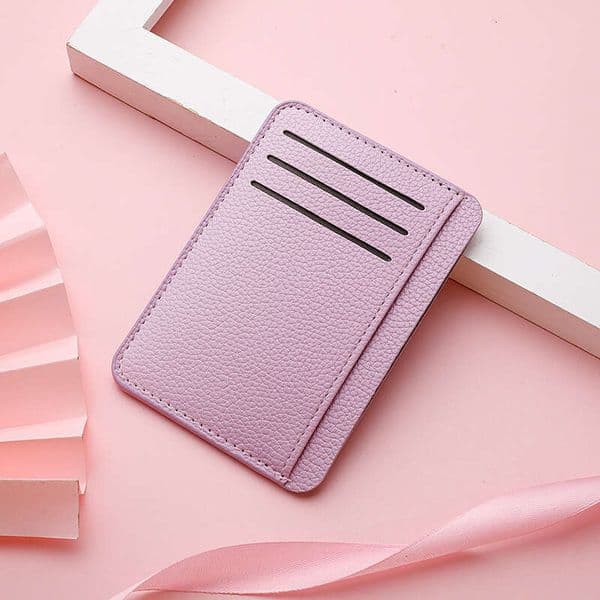 Pu Holder Wholesale Ultra-Thin Small And Exquisite, Large Capacity Multi Slot Student Card Bag Women, Short Wallet For Women B2