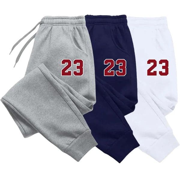 Mens Luxury Print Fleece Sweatpants Warm Jogging Pants Multiple PacksMale Outdoor Trousers Straight Trouse Autumn Winter 241202Z