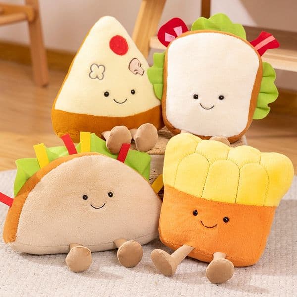 Game Toy Stuffed u0026 Plush s Cute Jelly Toast Bread Breakfast Series Cake Snacks Stick Doll Ornament For Mother And Drop Delivery Gifts Z260131