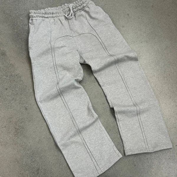 Y2K streetwear bag pants mens street trend straight casual pants Harajuku retro splicing oversized sports pants 241205