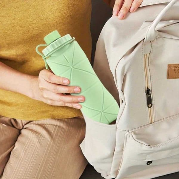 2026 New 600Ml Large Capacity Outdoor Travel Sports outdoor Portable Silicone Water Food Grade Telescopic Foldable Cup
