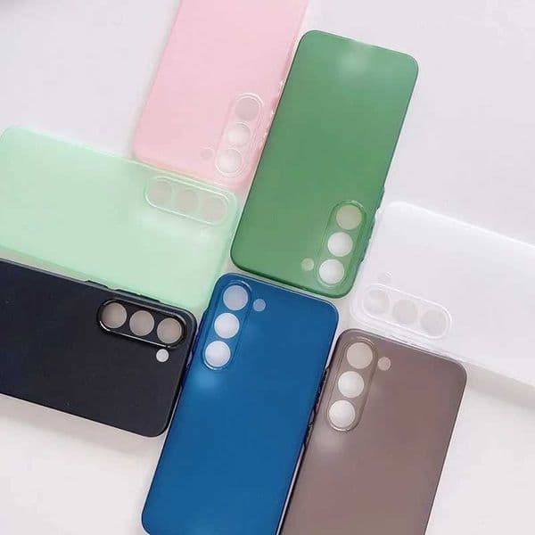 Designer Phone Case For Galaxy S24 S23 S22 S21 FE Plus Ultra A53 A33 A73 A52 A72 Transparent Thin Silicone Cover M241209