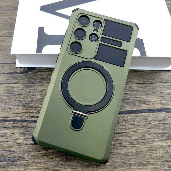 Designer Phone Case For Galaxy S24 S23 S22 Ultra S21 Plus Note 20 shock-absorbing ring holder cover M241209