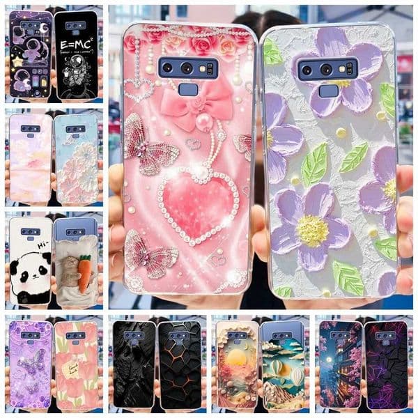 New Arrival Suitable for Galaxy Note 9 phone case SM-N960F SM-N9600 protective cover popular floral soft silicone phone case Z241209