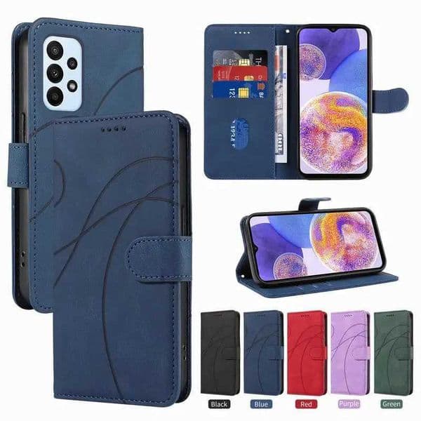 New Arrival A73 A53 A25 leather wallet cover for Galaxy A73 5G Coque flip card book phone cover Z241209