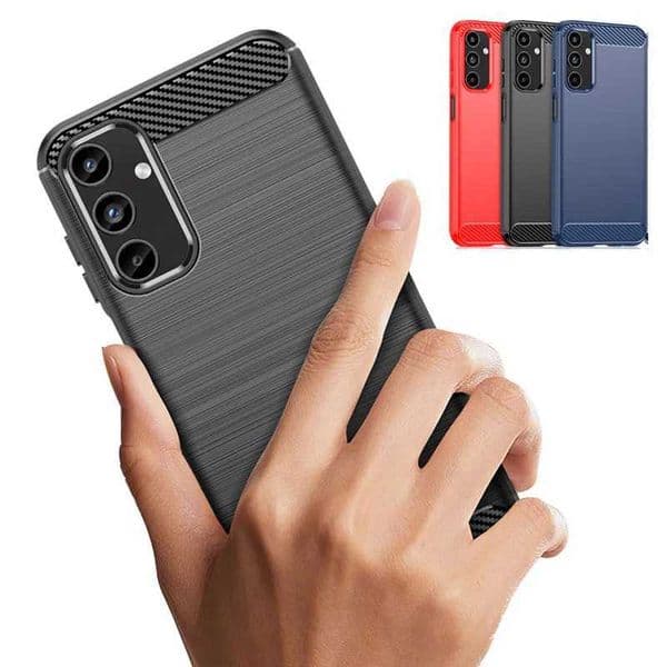 New Arrival Carbon fiber textured TPU shell suitable for Galaxy A36 A26 A16 A06 A55 A35 A25 A15 M55 M15 M35 5G protective cover Funda shell Z241209