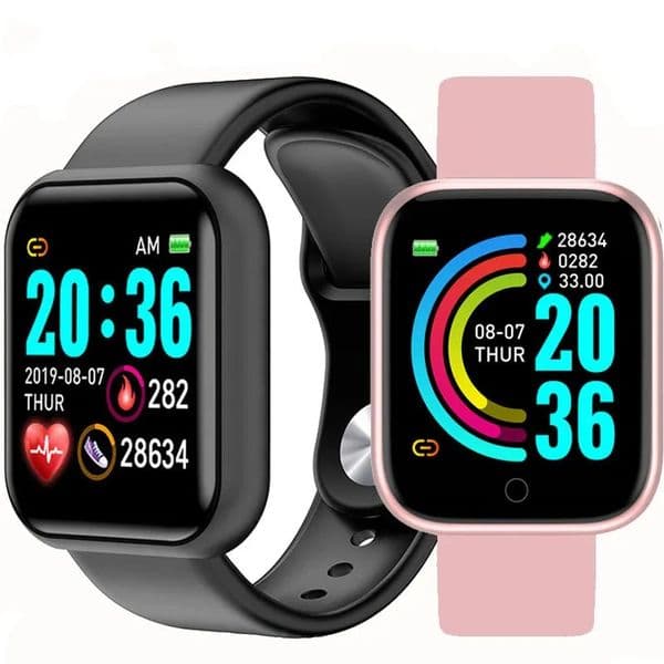 Smart Watch with SpO2/Sleep/Fiess Tracker, Call/SMS Alerts Health Monitor & App Notifications iOS/Android Compatible