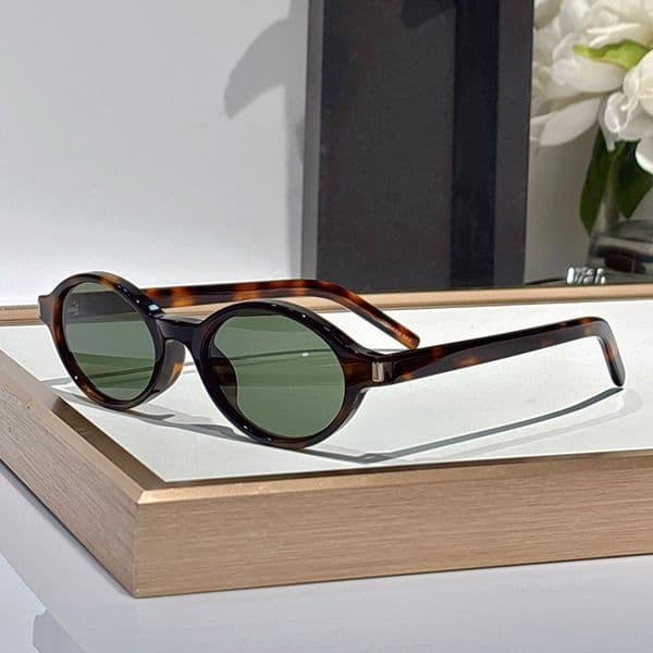 12A Luxury Sunglasses Womens And Mens Fashion Small Oval Frame Eyewear SL751 Designer Outdoor Goggles Glasses With box