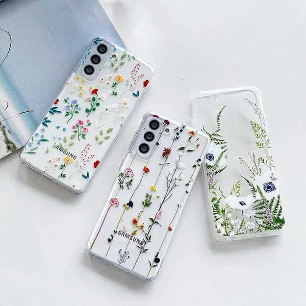 Suitable for S24 S22 S21 S20 FE ultra transparent silicone phone cases M241209