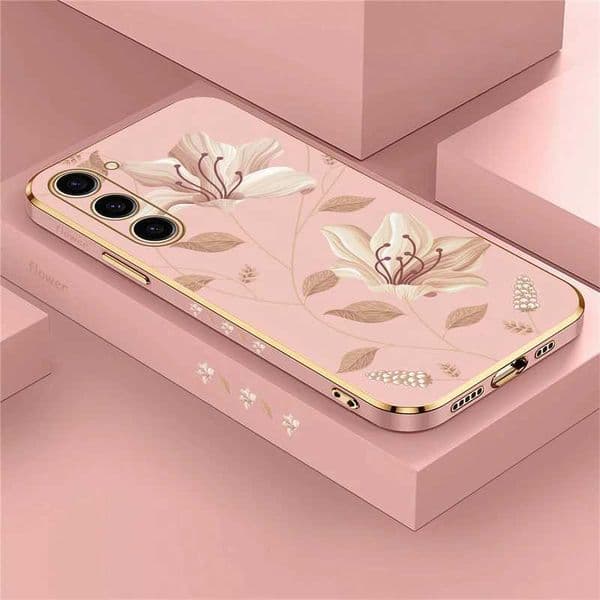 New Arrival Designer Phone Case For Galaxy S23 Ultra S22 Plus S23 FE S20 S21 S10 Soft Silicone Pattern Flower Cover Coque Z241209