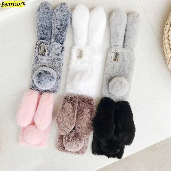 Hot Sale Designer Phone Case For Galaxy A10 A20 A30s A40 A70 A11 A21s A31 A41 A51 A71 A13 A23 A53 A73 Fur Rabbit T241209