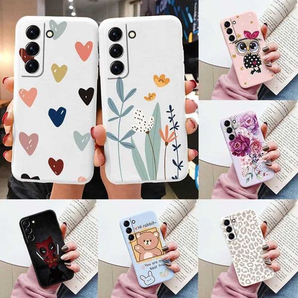 Designer Phone Case For Galaxy S22 S 22 Plus Super Phone Cover Cute Cartoon Candy Paint Soft TPU Coque Suitable for S22 S22+Funda M241209