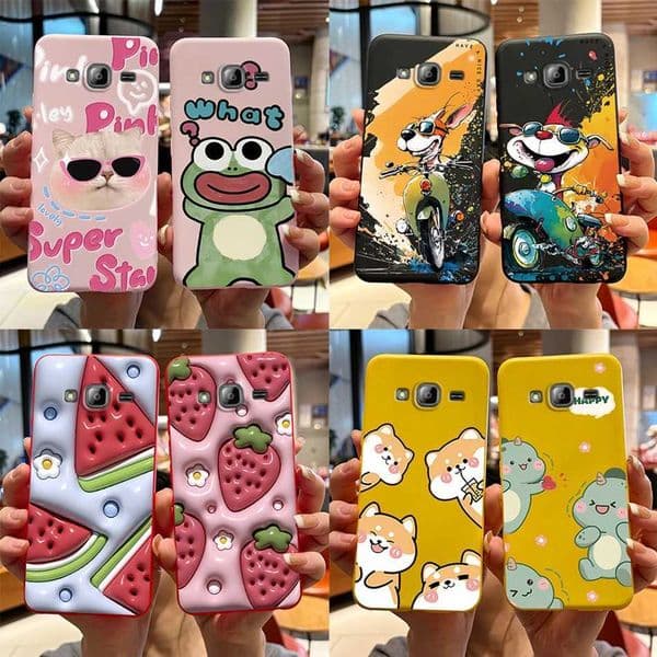 New Arrival Suitable for Galaxy J3 J5 J7 2016 phone case J320F J510F J710F cute bear cartoon frog soft TPU back cover suitable for J5 2016 phone case Z241209