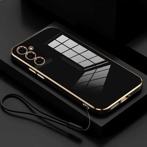 New Arrival Suitable for Galaxy A 16 15 25 35 55 Tin Plated Tether Silicone Shell A16 A15 A25 A35 A55 A14 A24 A34 A54 M15 M35 M55 M54 Rear Cover Z241209