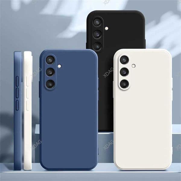 New Arrival Designer Phone Case For Galaxy S24 Plus Ultra S24Plus 5G Soft Shockproof Liquid Silicone Funda Carcassa Phone Case Z241209