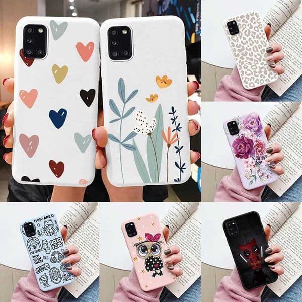 Hot Sale Designer Phone Case For Galaxy A31 A41 phone case cute flower butterfly Fundas TPU Coque suitable for A31 A 31 41 bumper shell T241209